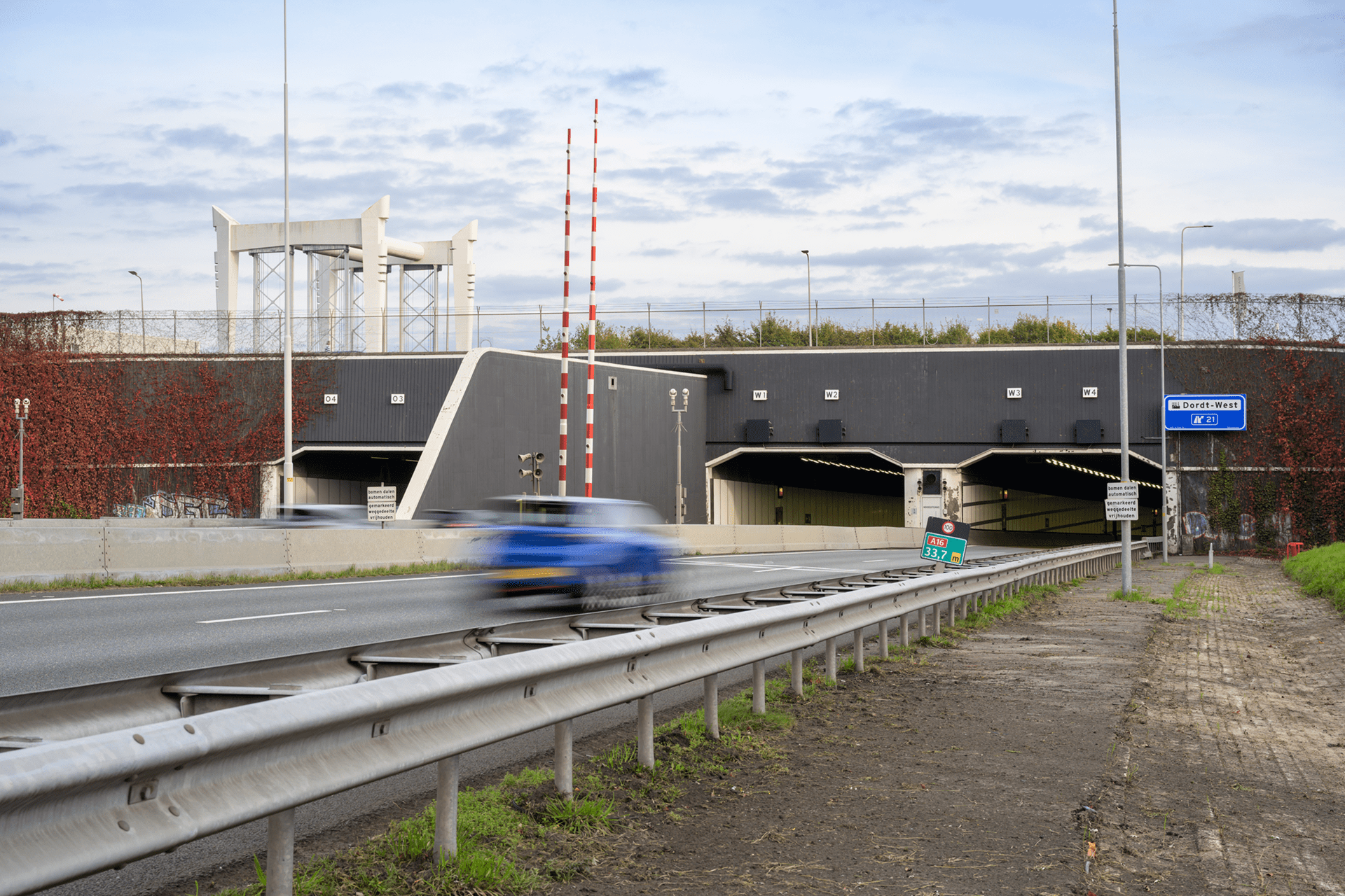 Entrance to a tunnel