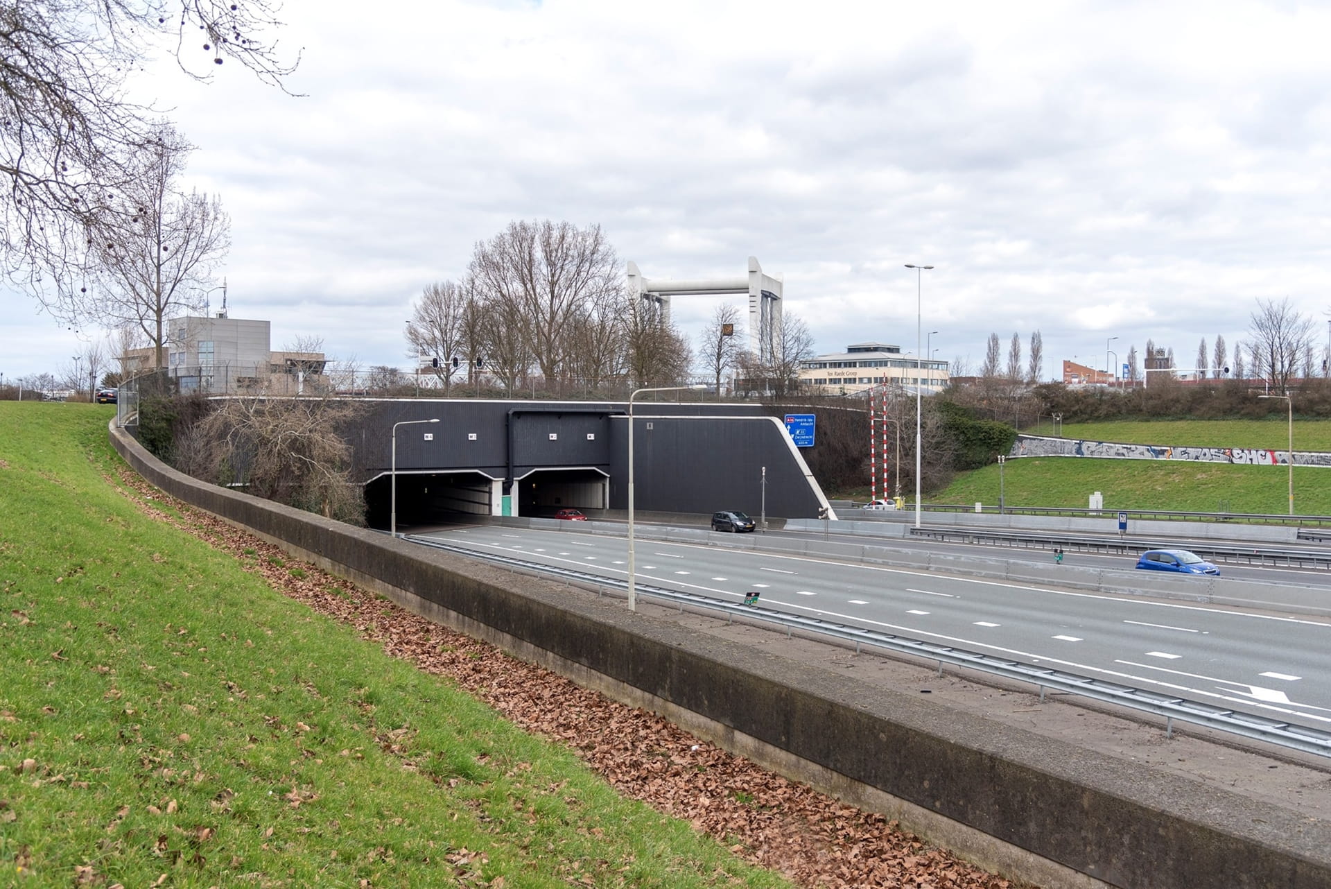 Entrance to a tunnel