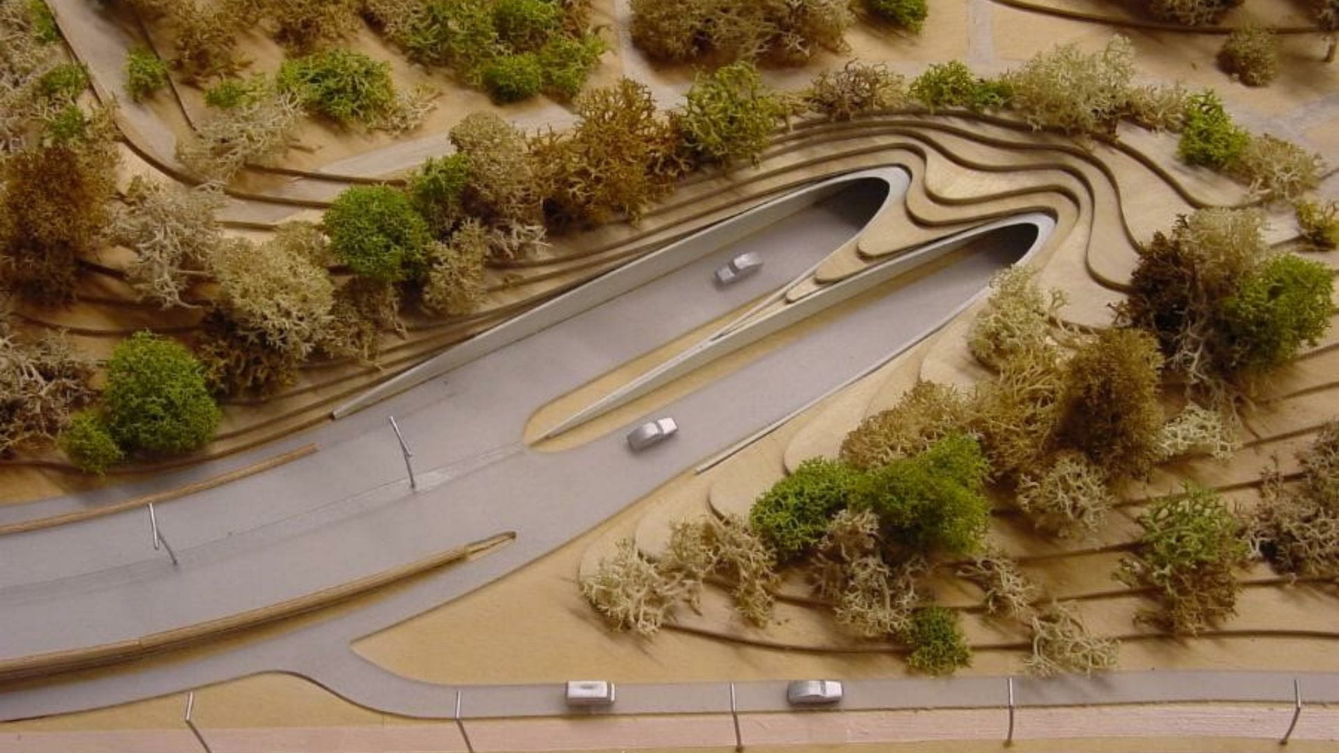 Artist impression of a tunnel entrance