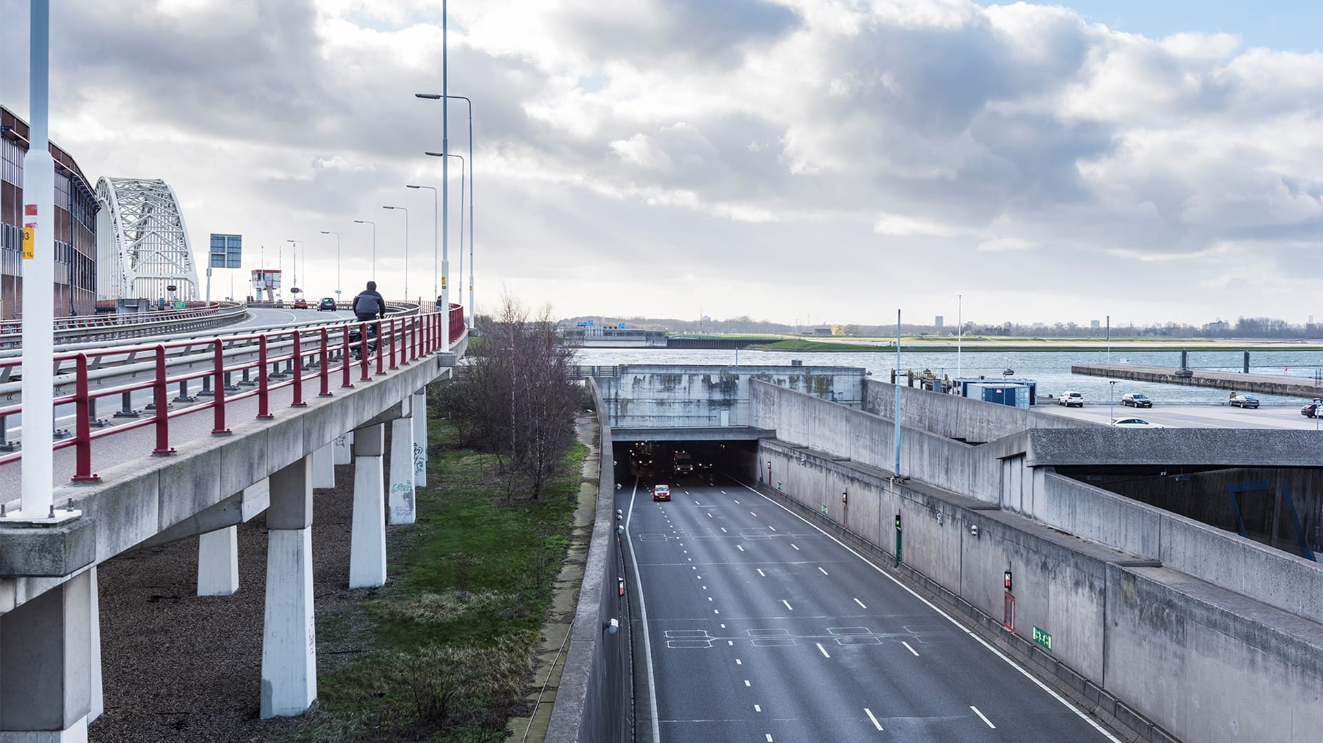 View into the tunnel