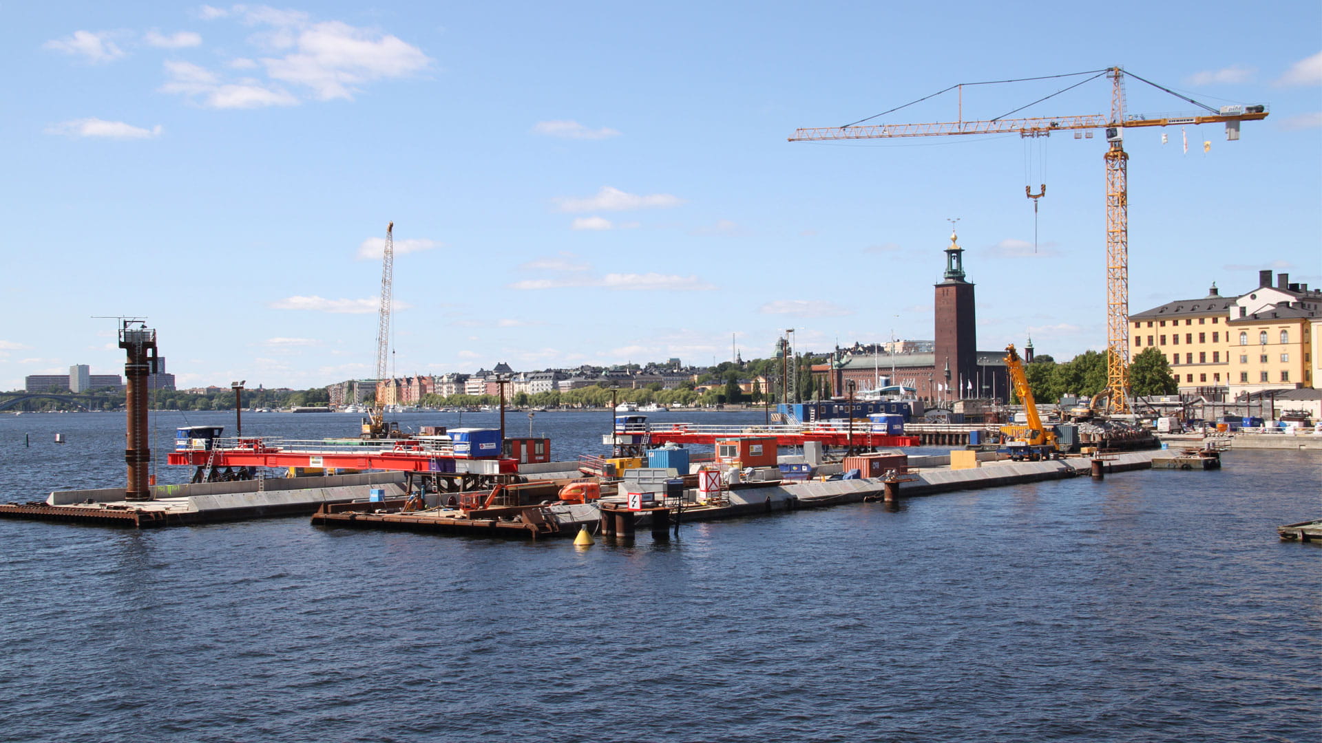 The tunnel in the Söderström, Stockholm