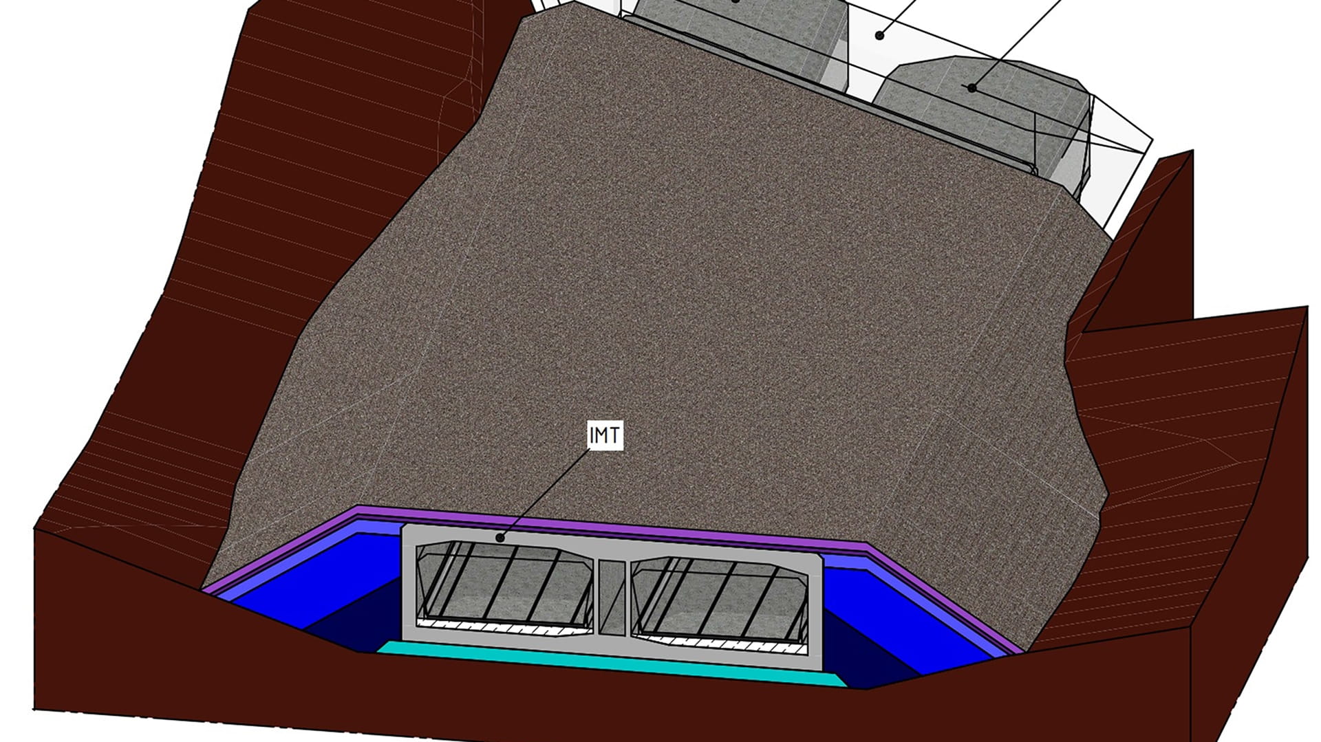 Drawing of a tunnel